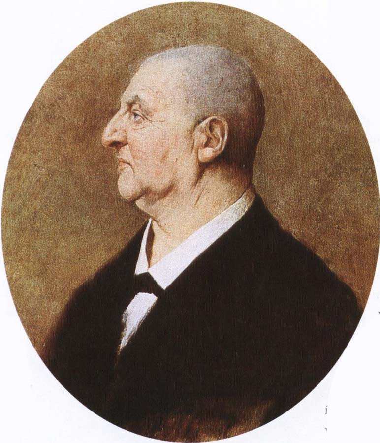 the austian composer anton bruckner a portait by h. kaulbac